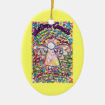 Spring Hearts Cancer Angel Ornament Customised