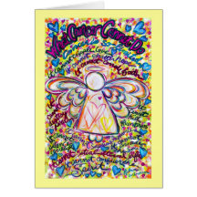 Spring Hearts Cancer Cannot Do Angel Greeting Card