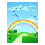 Spring landscape, invitation