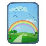 Spring landscape, iPad sleeve