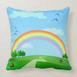 Spring landscape, pillow
