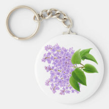 Spring Lilac Flowers Keychain