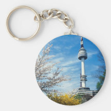 Spring, Namsan Tower, Seoul, South Korea Key Chains