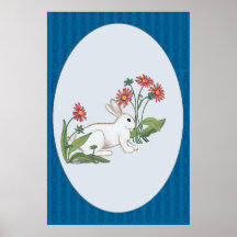 Spring Rabbit Poster