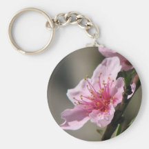 Spring  Raspberry Bloom Key Chain