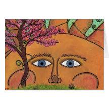 Spring Sun-Greeting Card