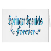 Springer Spaniels Forever Cards