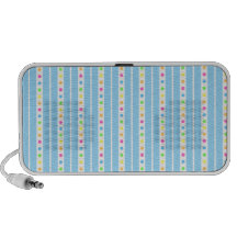 Sprinkle Stripe Blue Speaker