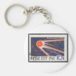 Sputnik 1 5th Anniversary 1962 Keychains