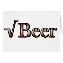 Square Root Beer Card