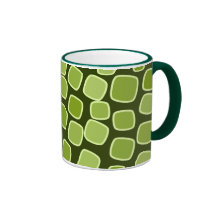 Squarish Greens Mug