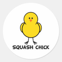 Squash Chick Sticker