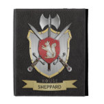 Squirrel Battle Crest Black iPad Folio Cover