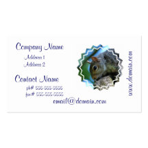 Squirrel Face Business Cards