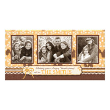 Squirrel Oak Leaf Photo Card 2