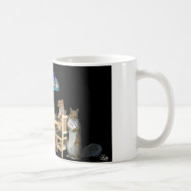 Squirrel Poker Mugs