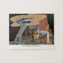 Squirrel with Guitar Jigsaw Puzzles