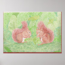 Squirrels Poster