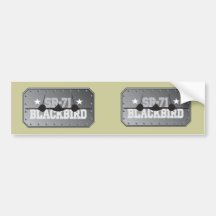 SR-71 Blackbird Bumper Sticker