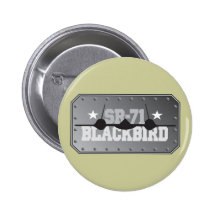 SR-71 Blackbird Pinback Buttons