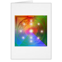 Sri Chakra Yantra Greeting Cards