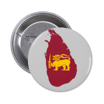 Sri Lanka flag map Button