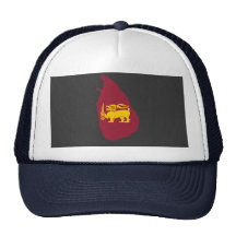 Sri Lanka flag map Mesh Hats