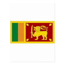 Sri Lanka National Flag Postcards