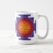 SRI YANTRA - FLAME COFFEE MUG