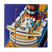 SS Nieuw Amsterdam tiles