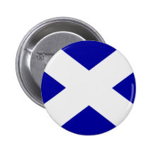 St Andrew's Cross Button