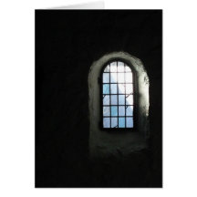 st annes window, winter card