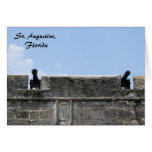 St. Augustine Florida fort castillo de san marcos Greeting Card
