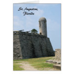 St. Augustine Florida fort castillo de san marcos Card