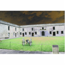 St  Augustine Fort I solarised Photo Cut Out