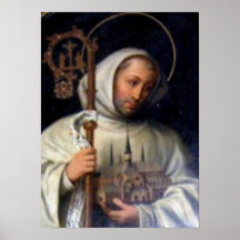St. Bernard of Clairvaux Plakat