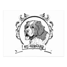ST. BERNARD POSTCARD