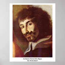 St.Charles Visited The Plague By Skreta Karel Posters