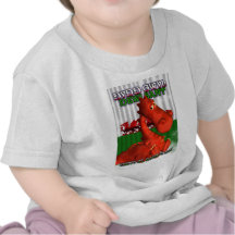 St. David's Day, Welsh Card, Dydd Gwyl Dewi Sant Shirt