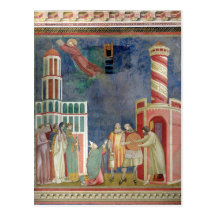 St. Francis Releases the Heretic, 1297-99 Postcard