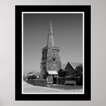 St Gerrans Church, Cornwall Poster