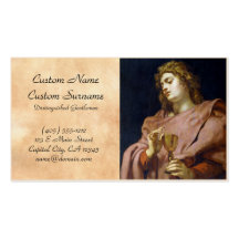 St. John Evangelist Peter Paul Rubens Business Card Template
