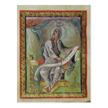 St. John the Evangelist, from the Ebbo Gospels Postcards