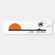 St. John, US Virgin Islands Bumper Stickers