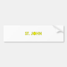 St. John, US Virgin Islands Bumper Stickers