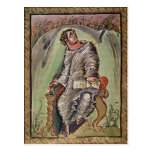 St. Mark at his desk Postcard