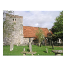 St Mary, Turville, Buckinghamshire UK Art Photo