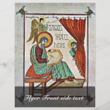 St. Matthew By Meister Des Book Of Lindisfarne (Be Full Color Flyer
