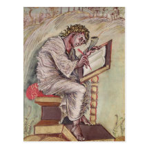 St. Matthew, from the Ebbo Gospels Postcard