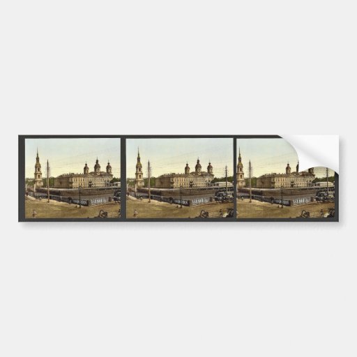 St. Nicholas Church, St. Petersburg, Russia classi Bumper Sticker